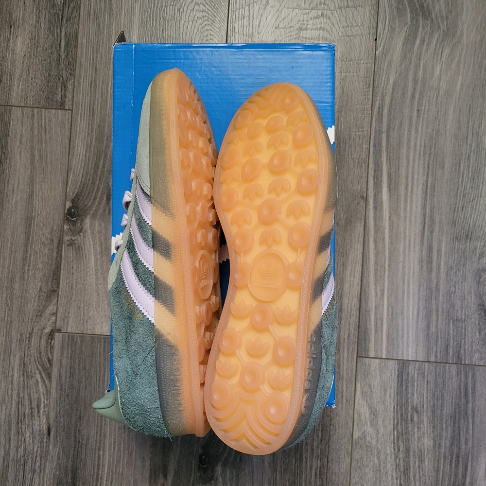 Adidas Gazelle Indoor Sneakers - Sage Green & White - Picture 4 of 6